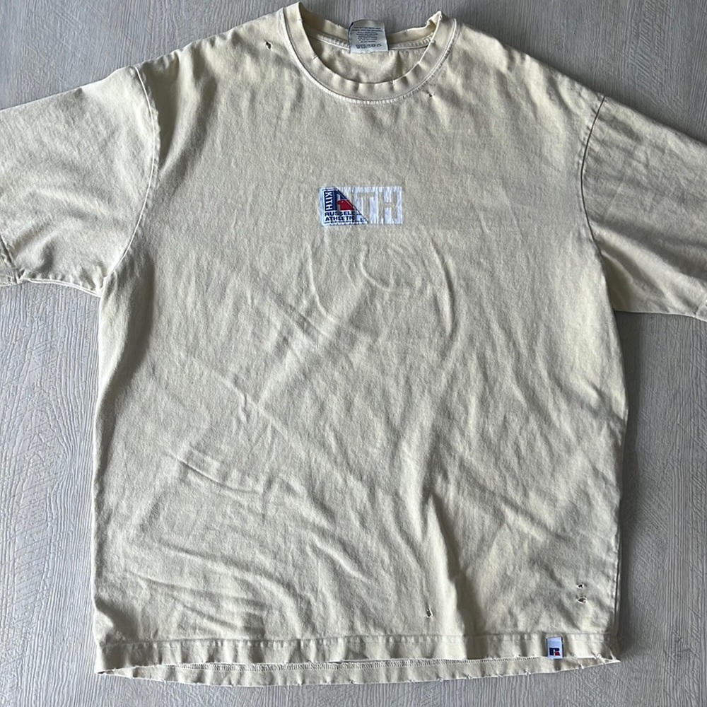 Kith x Russell Athletic Vintage Tee Golden Haze